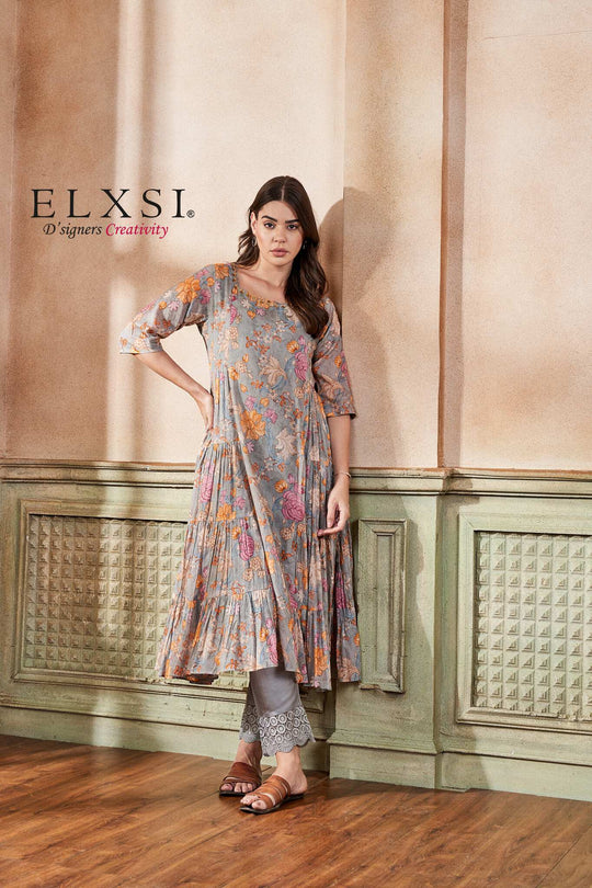 Best Grey Dupatta set
