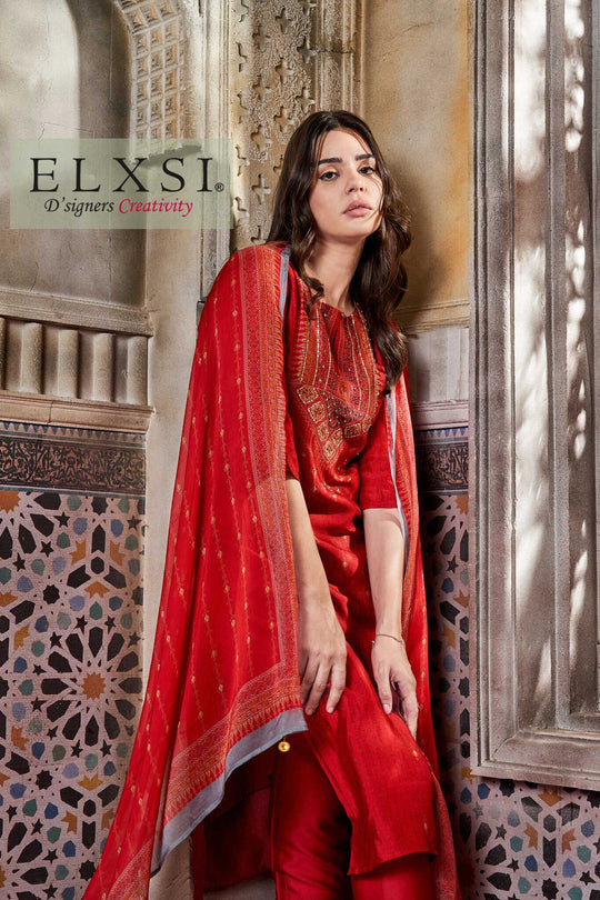 Best Red Dupatta set